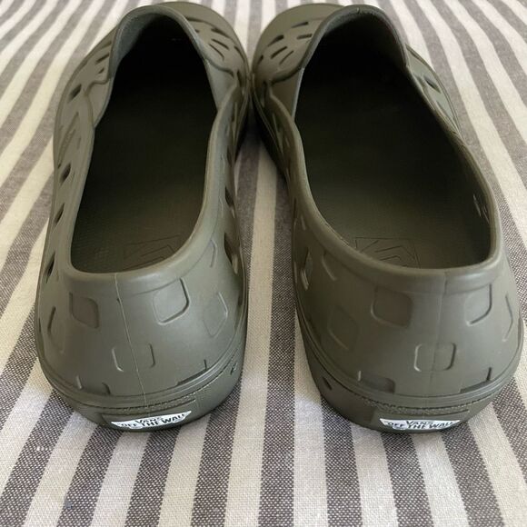 Vans Olive Green Slip-On Loafers - Picture 4 of 4